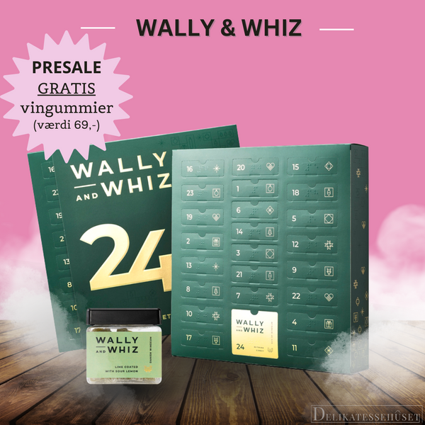 Tilbud på julekalender fra Wally & Whiz med vingummi