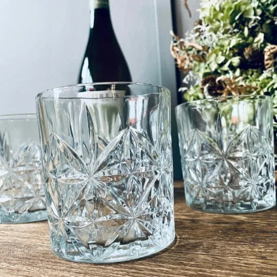 Glas i whisky design - 4 stk