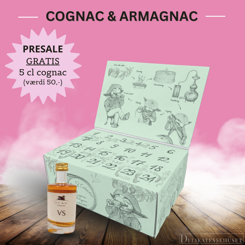 PRESALE Julekalender - Cognac, Armagnac, Calvados + GRATIS 5 cl. cognac