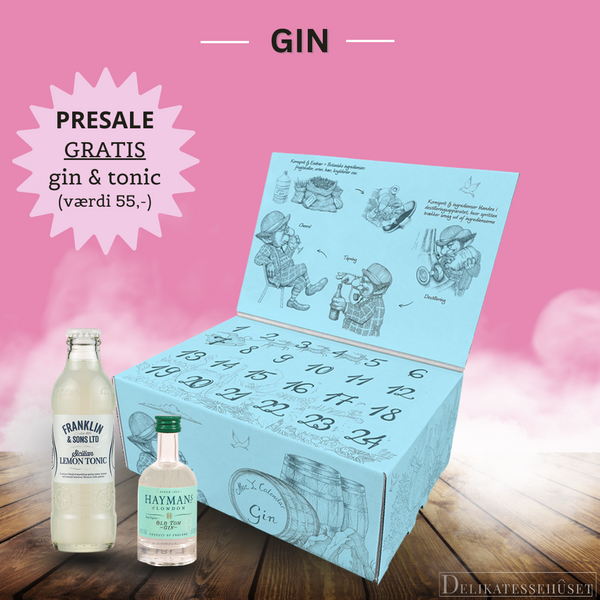 PRESALE Julekalender - Gin + GRATIS gin & tonic