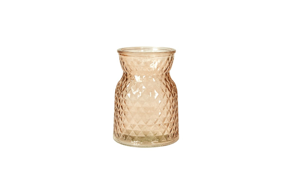 Lille Vase D10x14 glas rose