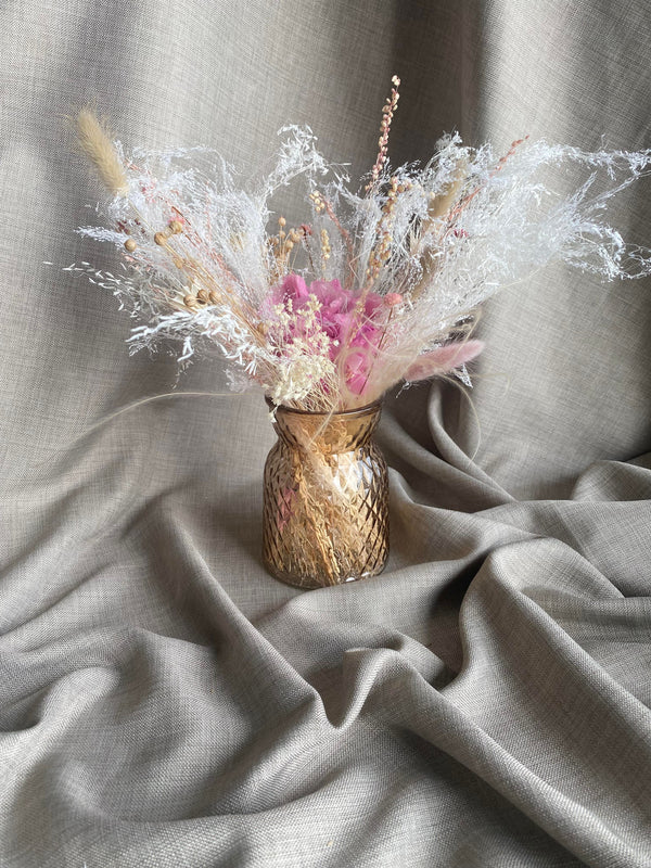 Lille Vase D10x14 glas rose