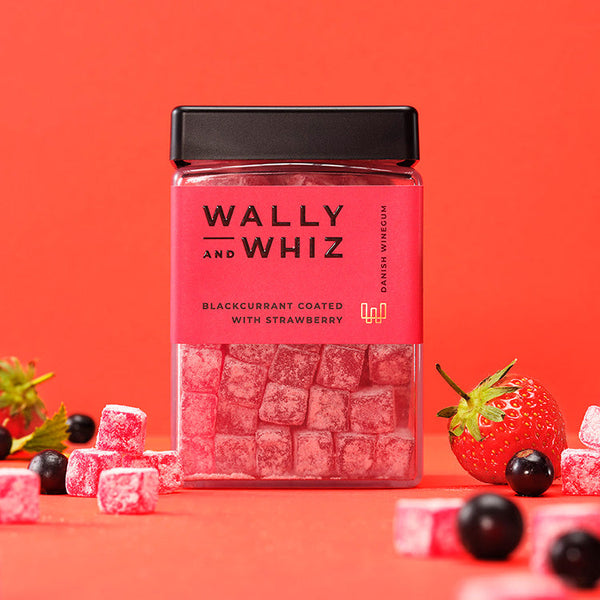 Wally & Whiz vingummi - Solbær med Jordbær (stor)