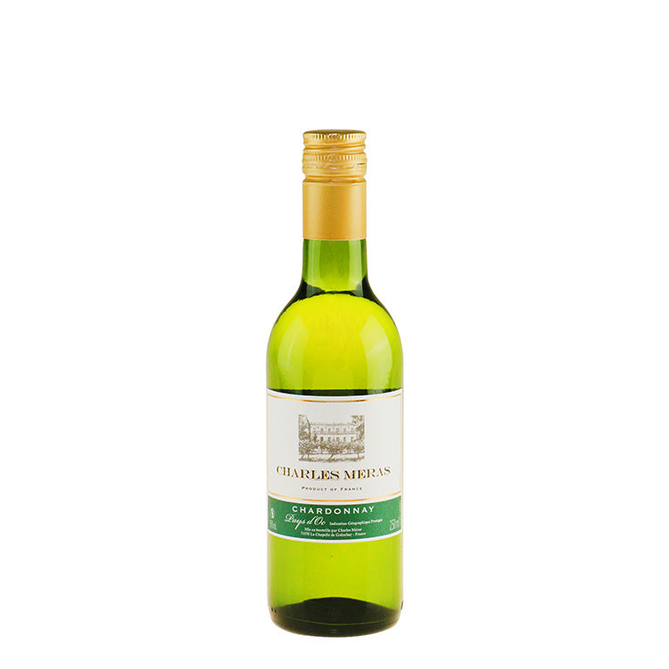 Lille flaske hvidvin 25 cl, fra Franske Charles Meras