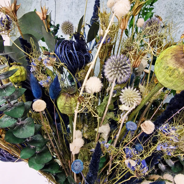 Miss Flora bæredygtig blomsterbuket. Smuk langtidsholdbar buket, der står smukt i 6-12 mdr.