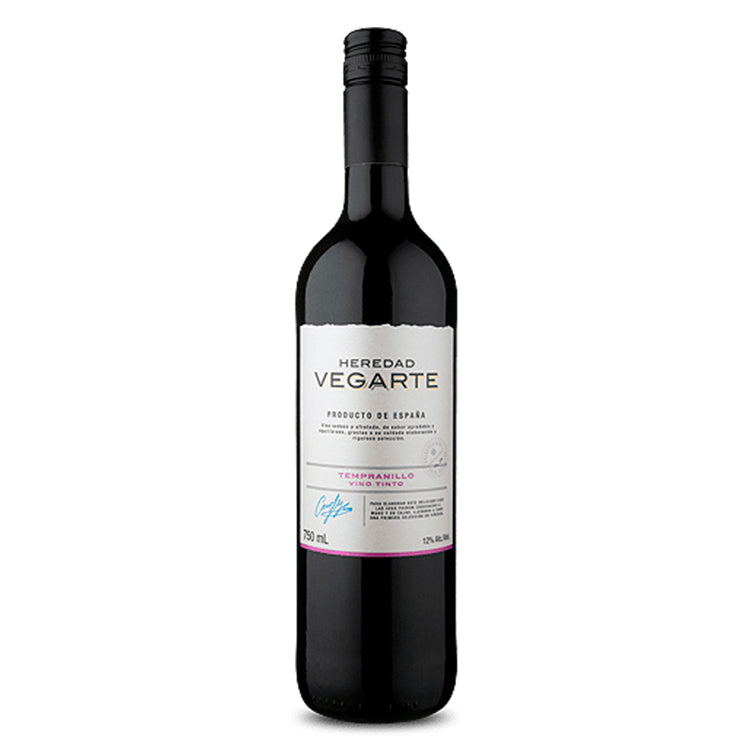 Rødvin, spansk Tempranillo. Heredad Vegarte