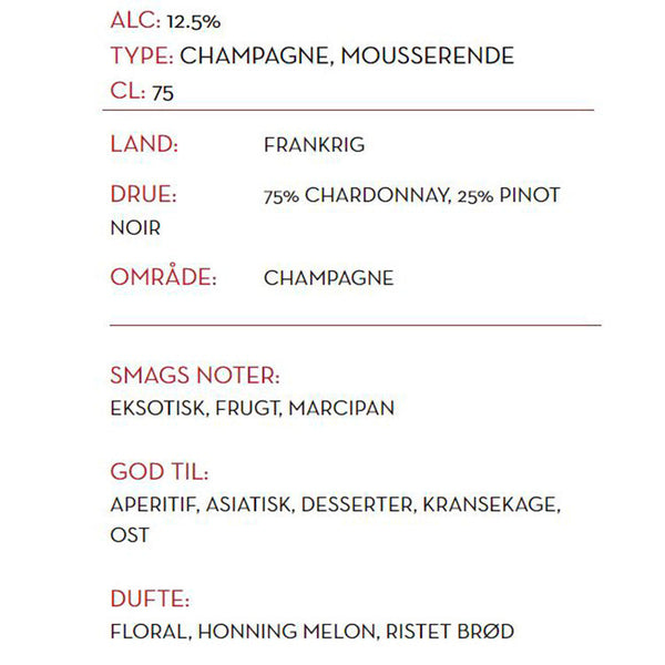 Champagne Jean Velut, Toscade Demi Sec