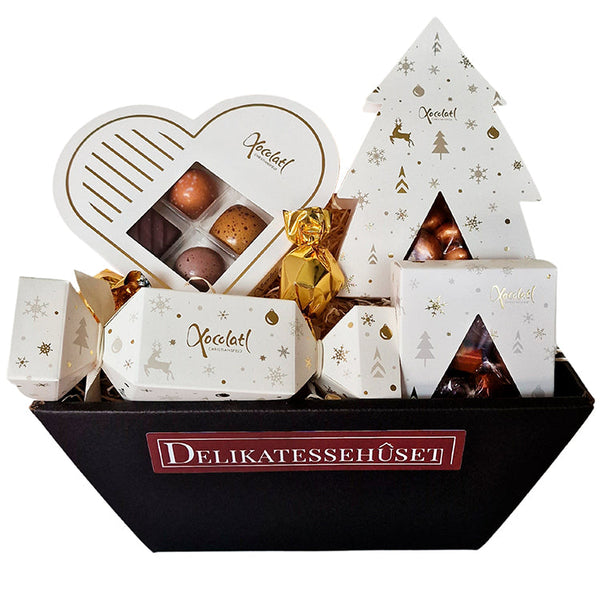 Send en sød julehilsen med dansk chokoladeforkælelse