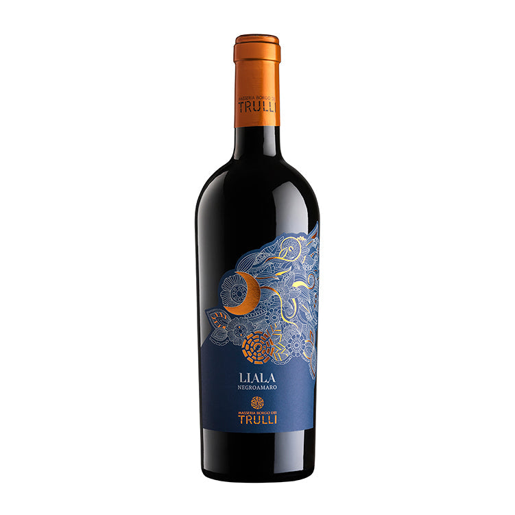 Rødvin fra italien. Masserie Borgo dei Trulli, Liala Negroamaro Salento