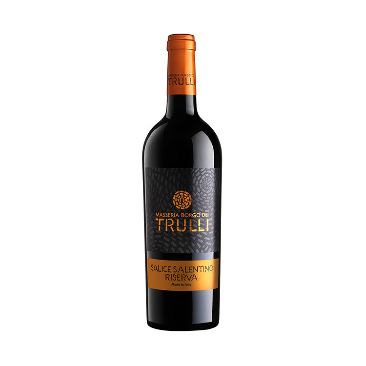 Rødvin fra Italien. Reserva fra Masserie Borgo dei Trulli, Salice Salentio DOP Riserva
