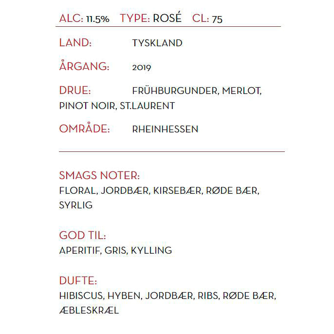 Tysk Rosévin, Wagner Stempel. Køb rosevin online'