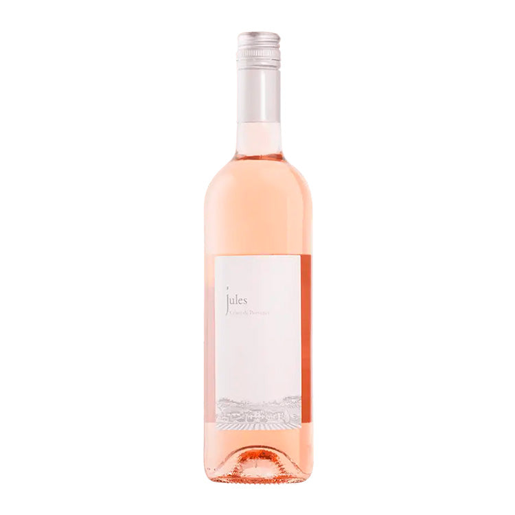 En flaske Jules rosé, dyrket og produceret i Côtes de Provence.