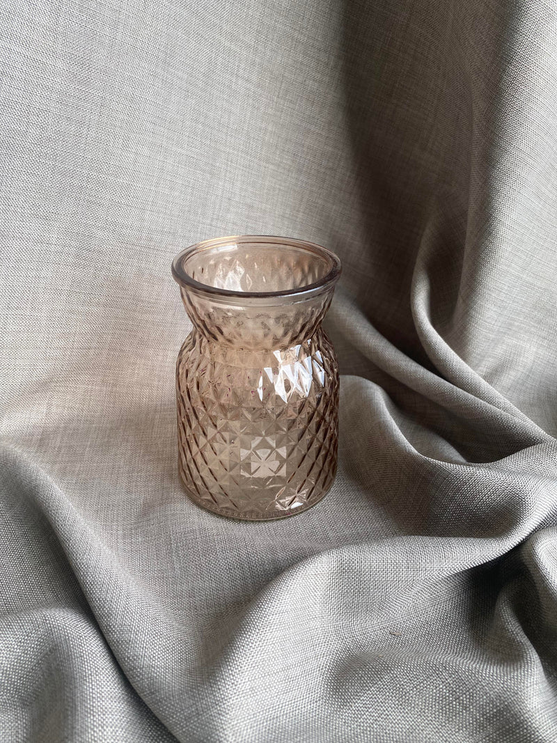 Lille Vase D10x14 glas rose